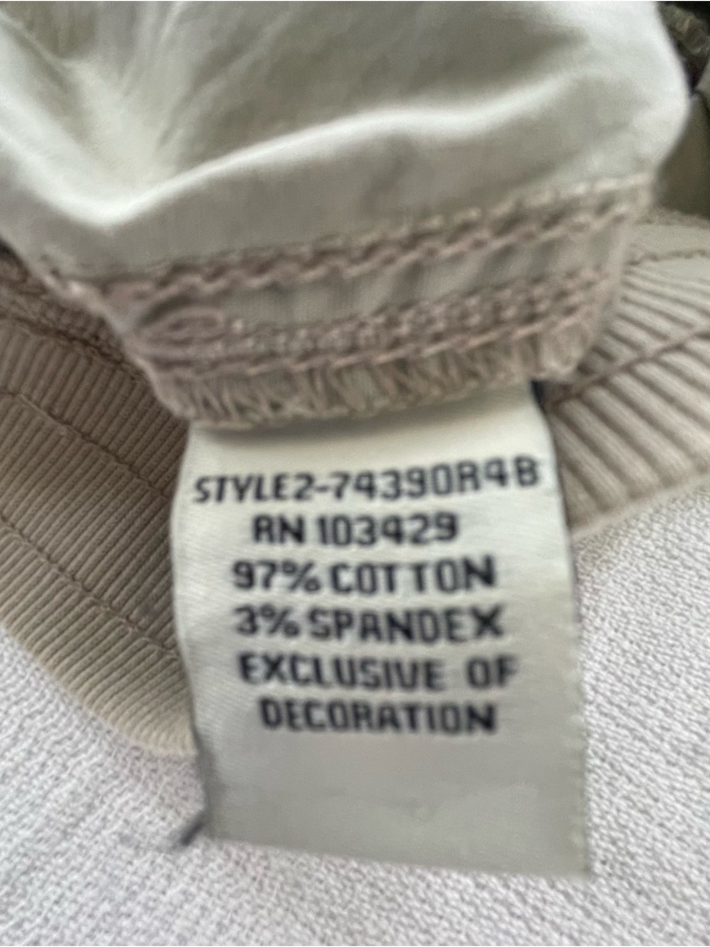 KHAKIS & COMPANY Classic Apparel Utility Convertable Length Capri Women Size 8 - Picture 7 of 16
